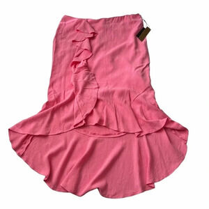 MAREE Pour Toi Pink High low Maxi Skirt size 14